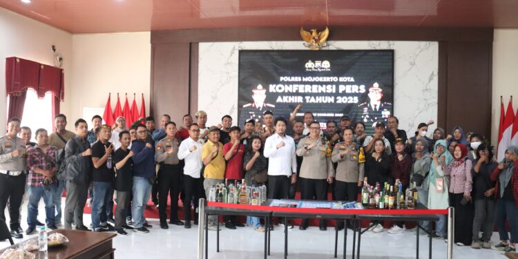 Kasus Tipiring Turun 32.6 Persen, Polres Mojokerto Kota Soroti Pergeseran Pola Kejahatan ,Sepanjang 2025