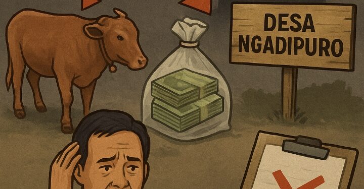 Bantuan Sapi Kemendes 2017 Raib di Ngadipuro, Sekdes Akui Dijual: Konflik Kepentingan Aparat Desa Dipertanyakan