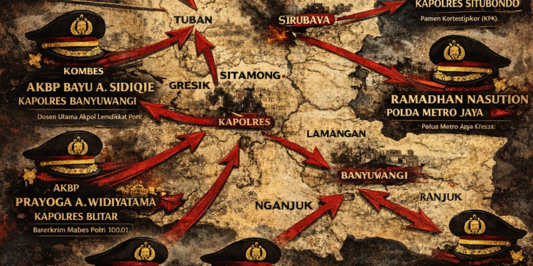 Rotasi Besar Polda Jatim