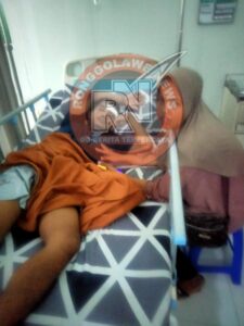 Kondisi pasien saat masih berada di RS NU 