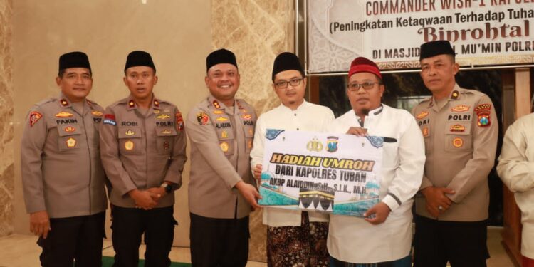 Dari Masjid Mapolres, Kapolres Tuban Menata Nurani Anggota