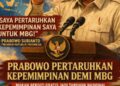 Prabowo Pertaruhkan Kepemimpinan Demi MBG