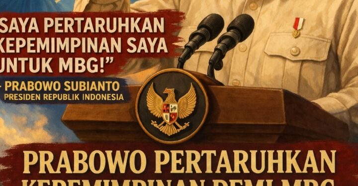 Prabowo Pertaruhkan Kepemimpinan Demi MBG