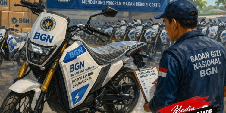 Motor Listrik MBG Disorot