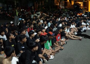 Balap Liar Digulung, 71 Motor Disita