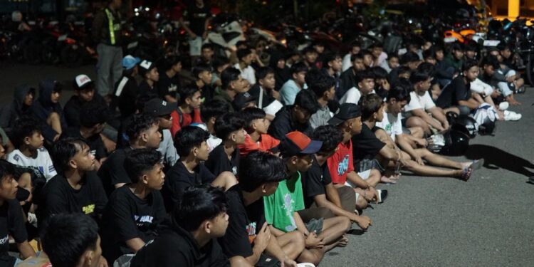 Balap Liar Digulung, 71 Motor Disita