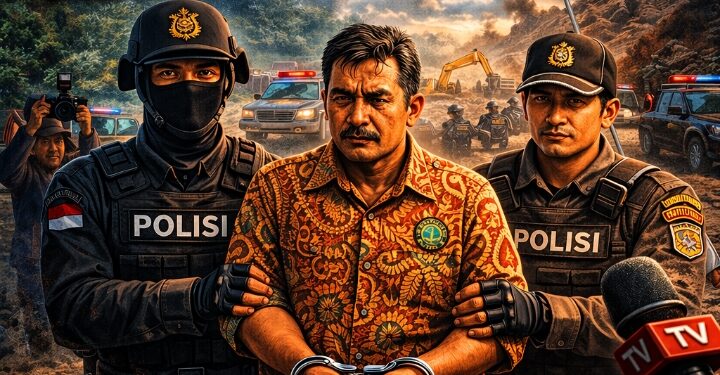 Skandal Izin Tambang Jatim Terbongkar Kadis ESDM Jatim Diborgol