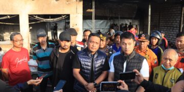 Pasar Baru Tuban Terbakar Kapolres dan Bupati Respons Cepat