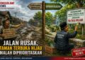 RTH Miliaran Diprioritaskan Jalan Rusak Malah Terabaikan