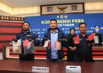 Polres Tuban Bongkar Peredaran Upal Online