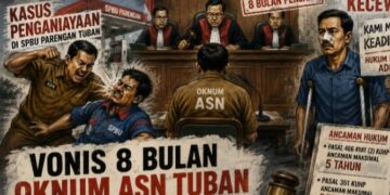 Vonis Ringan ASN Parengan Disorot  Korban
