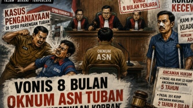 Vonis Ringan ASN Parengan Disorot  Korban