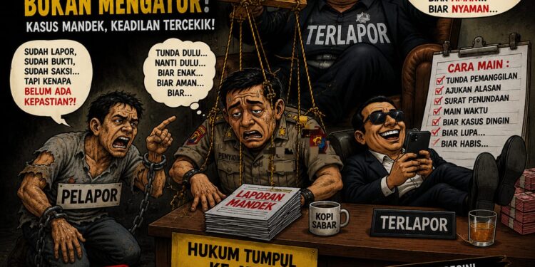 Laporan Menggantung, Publik Curiga Permainan