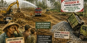 Prabowo Datang, Lahan Pesanggem Hilang