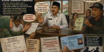 Pengesahan Surat Ahli Waris Tertunda, Muncul Dugaan Perampasan KTP di Desa Jenangan