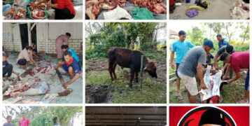 PDIP Tuban Potong Lima Hewan Qurban