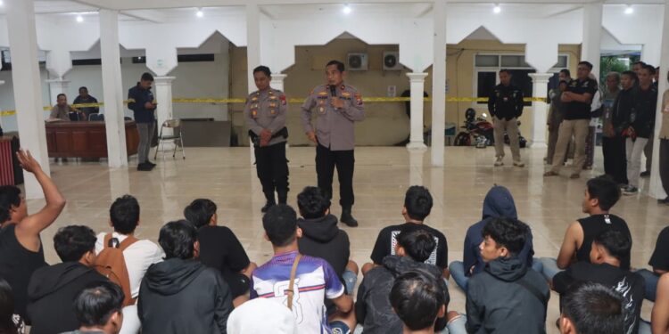 Polres Tuban Tindak Tegas Konvoi Penggembira PSHT, 45 Kendaraan Diamankan Demi Jaga Kondusivitas
