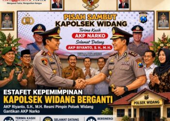 AKP Riyanto Resmi Jabat Kapolsek Widang, Tongkat Estafet Kepemimpinan Berganti