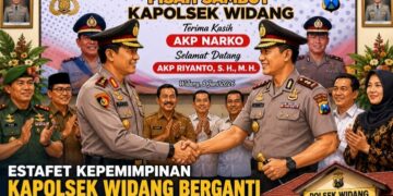 AKP Riyanto Resmi Jabat Kapolsek Widang, Tongkat Estafet Kepemimpinan Berganti