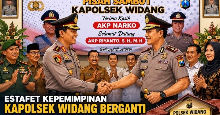 AKP Riyanto Resmi Jabat Kapolsek Widang, Tongkat Estafet Kepemimpinan Berganti