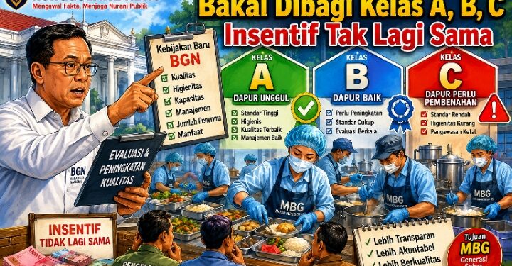 Insentif Dapur MBG Dirombak, Sistem Kelas Mulai Diterapkan