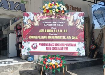 Karangan Bunga Bukan Sekadar Formalitas, Tetapi Simbol Harapan untuk Polresta Tuban
