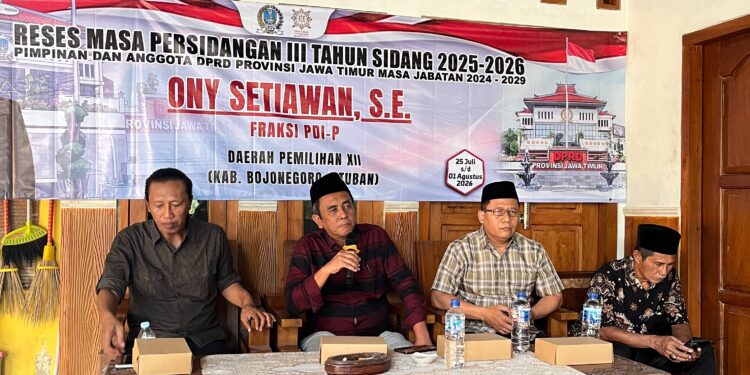 Reses DPRD Jatim 2026, Ony Setiawan Serap Aspirasi Warga di Enam Titik Wilayah Tuban