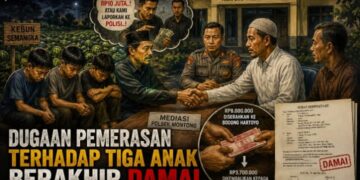 Dugaan Pemerasan terhadap Tiga Anak Berakhir Damai, Mediasi di Polsek Montong Berujung Pencabutan Laporan
