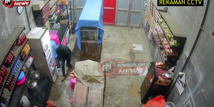 Warung Kopi Montong Dibobol Dini Hari, CCTV Tersembunyi Rekam Pelaku
