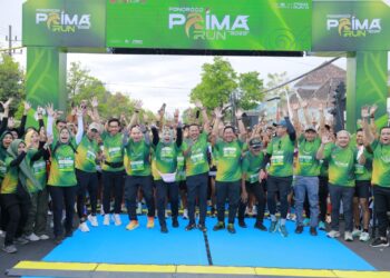 Semarakkan Hut ke-81 TNI Ponorogo,bersama BRI dukung Prima Run 2026.